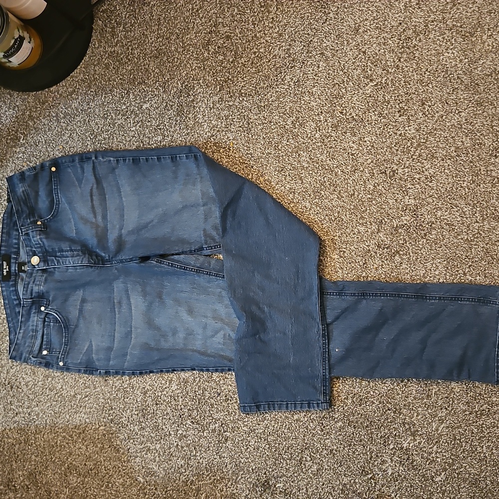 Nine West Women's Straight Leg Blue Jeans